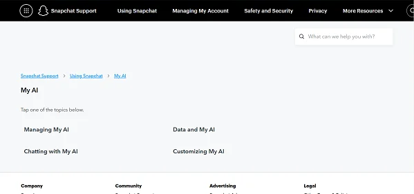 Snapchat AI