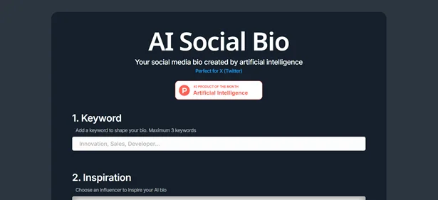 ai social bio