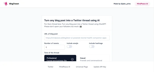 BlogTweet