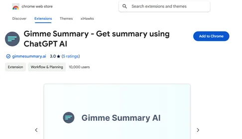 Gimme Summary AI