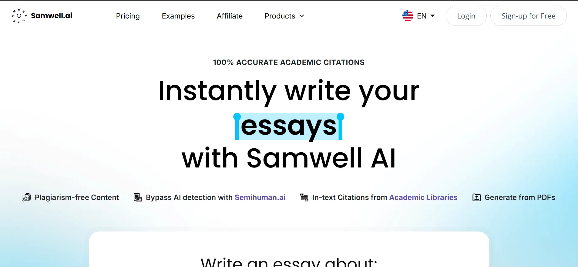 Samwell AI