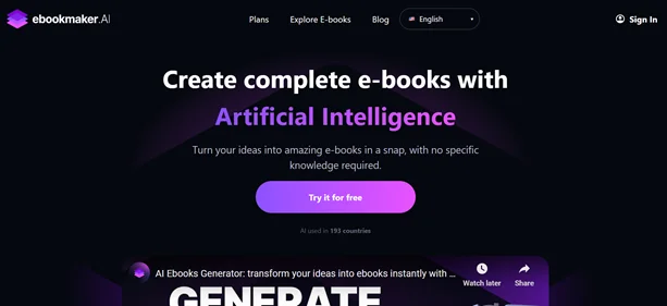 eBookMaker AI