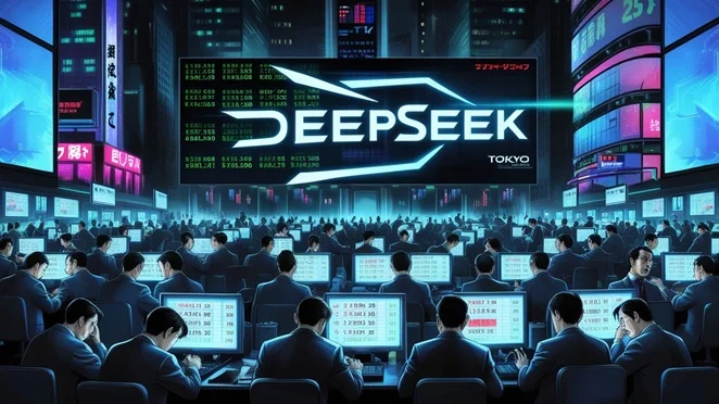 Japan's Chip Stocks Decline Amid DeepSeek's AI Competition
