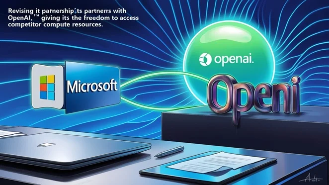 Microsoft Revises Partnership, Gives OpenAI Freedom to Access Competitor Compute
