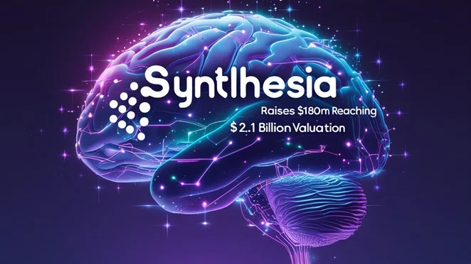 Synthesia Raises $180M, Reaching $2.1 Billion Valuation