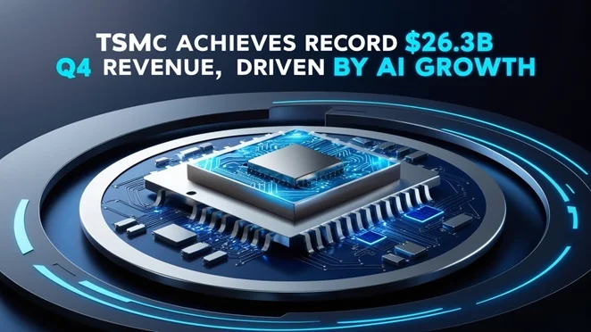 TSMC Achieves Record $26.3B Q4 Revenue, Driven by AI Growth