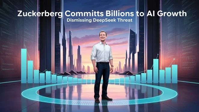 Zuckerberg Commits Billions to AI Growth, Dismissing DeepSeek Threat