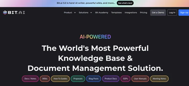 Bit homepage