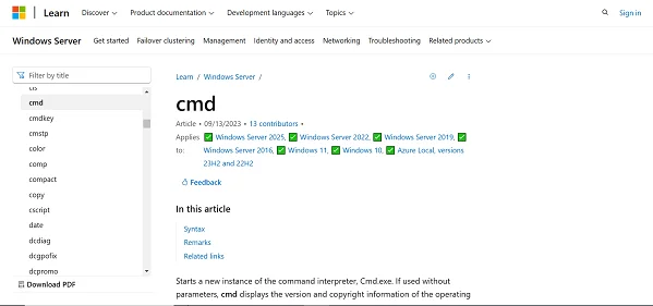CMD