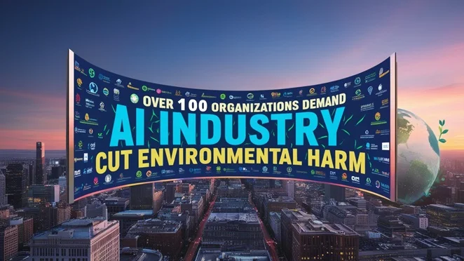 Over 100 Organizations Demand AI Industry Cut Environmental Harm