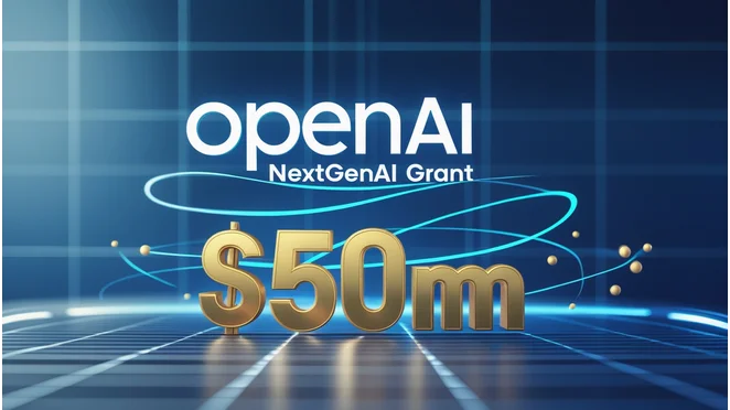 OpenAI Launches $50M NextGenAI Grant to Support AI Research & Education
