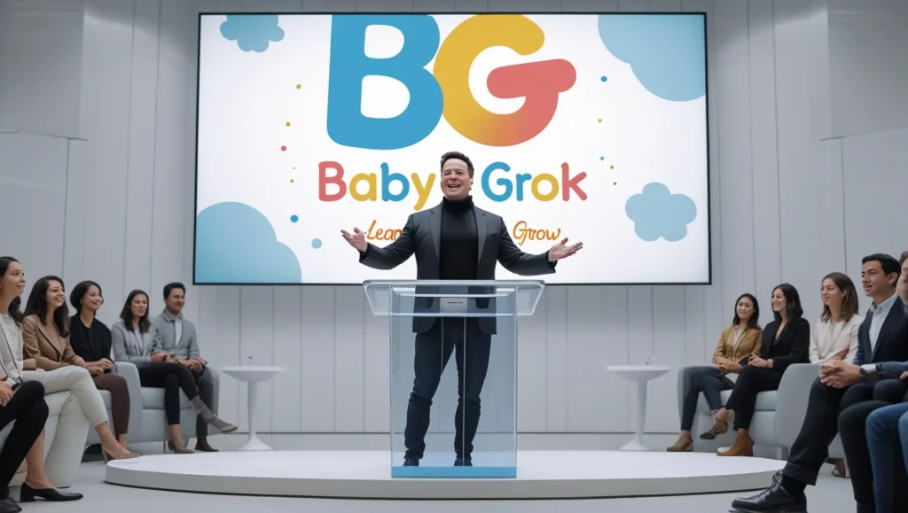 Elon Musk Reveals plans for Kid-Friendly App "Baby Grok" by xAI