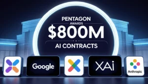 Pentagon Awards $800M AI Contracts to OpenAI, Google, xAI, Anthropic